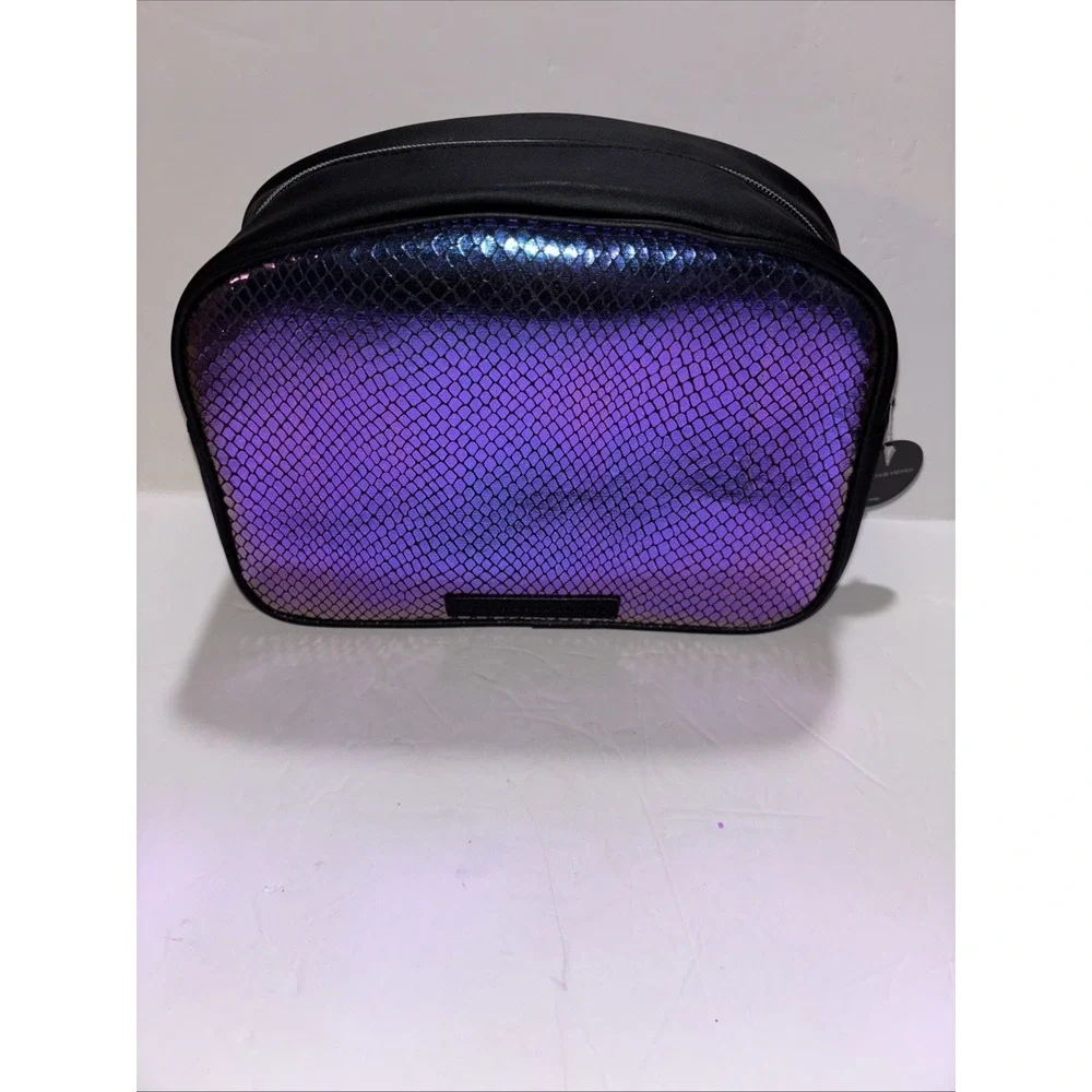 New Bath & Body Works Disney Maleficent Iridescent Cosmetic Makeup Bag Dragon